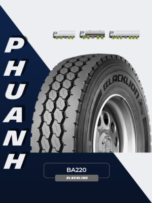 Lốp Bố Thép 11 R22.5 16PR Backlion BA220 Gai Cục - Việt Nam