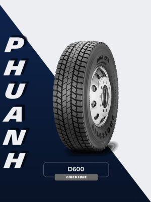 Lốp Bố Thép 12 R22.5 Firestone D600 - Thái Lan